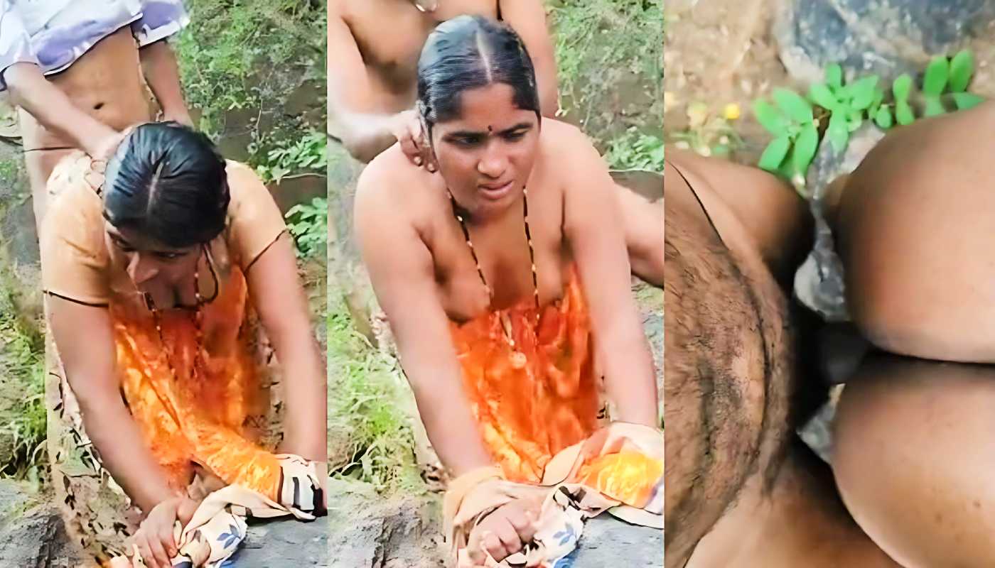 Horny Boudi First Time Fucking in Jungle Desi Doggy Style Bengali Sex