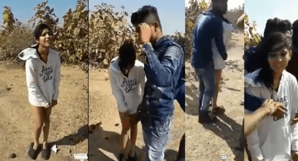 Villager Catches Young Couple in nude sex mms