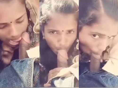 Tamil Cute Girlfriend Sucking Boyfriend Dick in Tamil sex videos