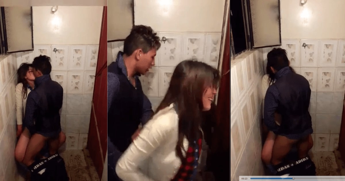 Desi Lover Hot Bathroom Sex hidden cam recorder by friend