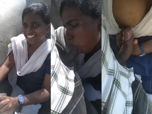 mallu school girl giving handjob and blowjob to bf black dick outdoor