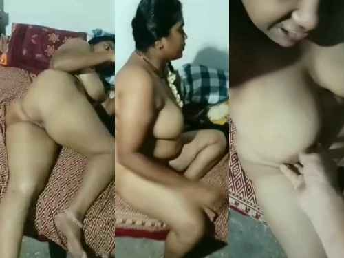 Tamil Bhabhi After Sex Boob Press