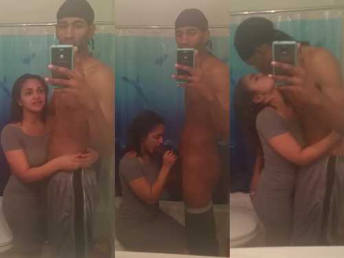 Desi girlfriend Enjoying Her First Bathroom Sex With Nigerian Boyfriend