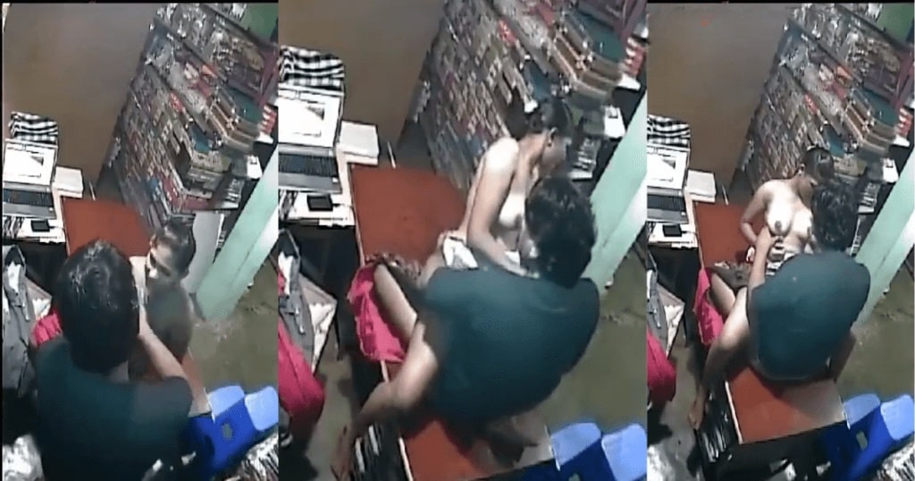 Mumbai College girl Stripped and Fucked by Book Store Owner