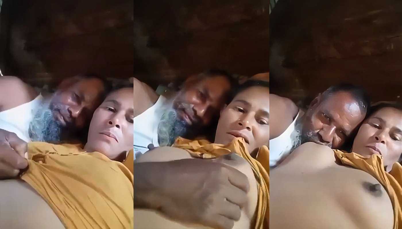 Village Horny Uncle Sucking His Old Wife Sexy Boobs Desi Sex Video