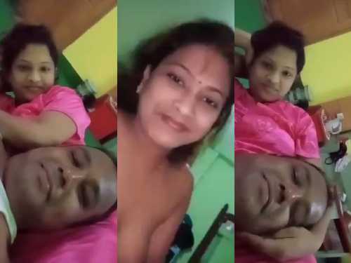 Newly Married Wife Hubby's Hard Dick and Moaning