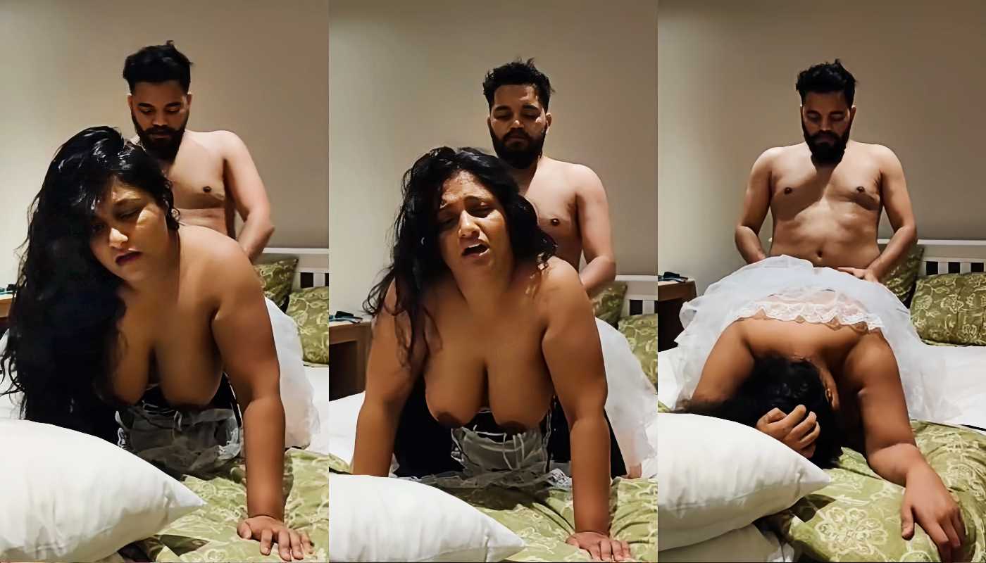 Newly Married Masala Husband Wife Cosplay Doggy Style Sex Desi Hotel Room Sex