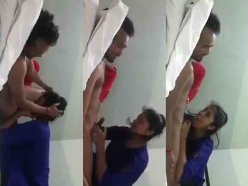 Kannada college girl giving hotel room blowjob to lover