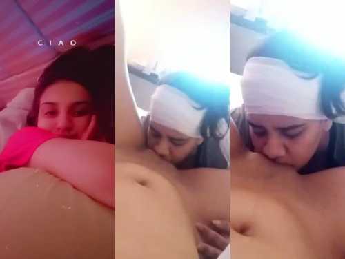Hot Girl chikni clean pussy licked by lover