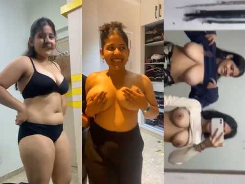 Desi Lesbian Girlfriend Showing Big Sexy Boobs
