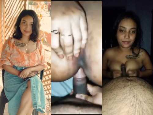 Newly Married Big B00bs Wife Giving Sexy Blowjob and Fucking