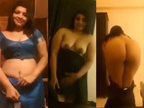 Very Sexy Wife Making Nude Hot Gand and Boobs Video For Ex Lover