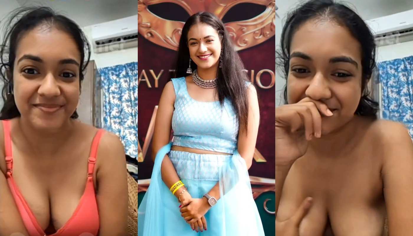 Tamil Actress Sruthi Narayanan Latest Full Nude Video Call Pink Bra Viral Video