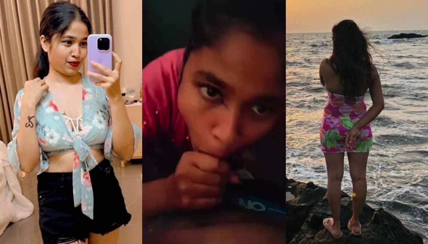 Cute Sexy Girlfriend Giving Blowjob to lover for Goa Trip Desi Sex Video