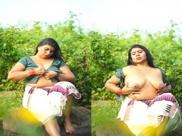 Mallu Model Topless Big Boobs Viral Video Shoot