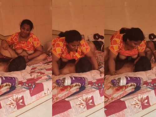 Big Boobs Horny Bhabhi Jumping On sonsa Dick