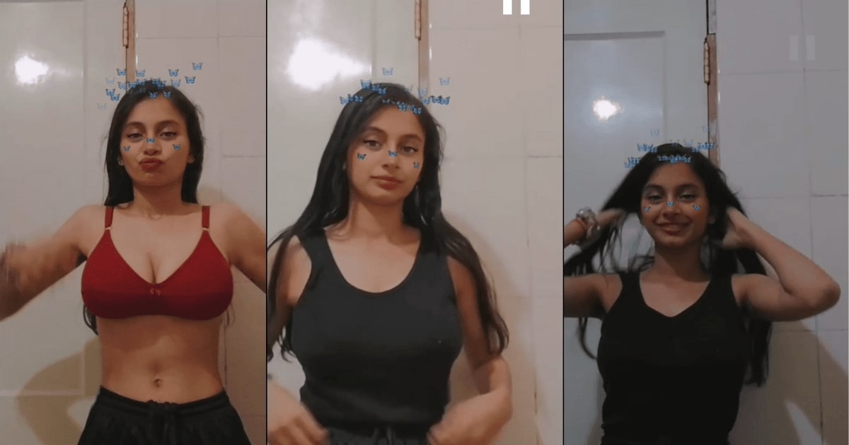 Desi pretty little baby Showing Her boobs to lover