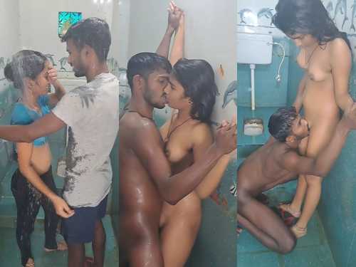 Kannada Lover Hot Pussy Licking and hardcore fucking in bathroom sex under shower