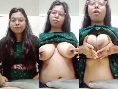 Extremely Horny Sexy Bengali Busty Girl Playing with Big Tits All Clips