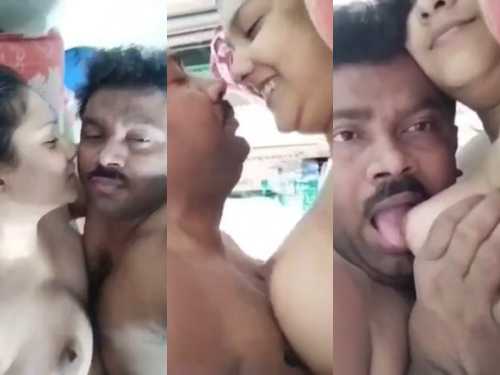 South Indian husband records his MMS while fucking his hot wife