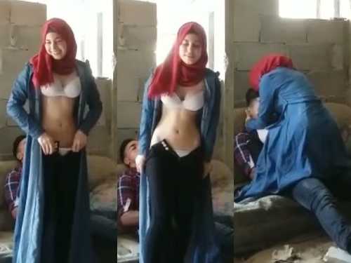Muslim Hijabi cute Girlfriend Hot Outdoor Hidden Cam sex