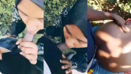Muslim Lover Outdoor Blowjob With Masala Girlfriend