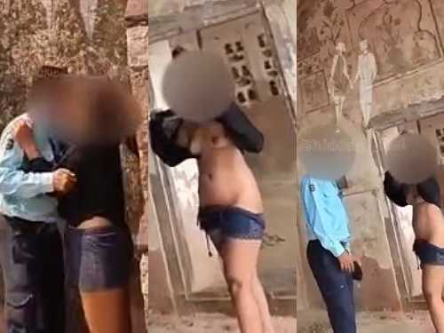 Trending Viral Jaisalmer Girl New 16Min+ VIDEO Making Fort Guard Lucky Clear Hindi Audio