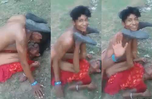 Gujrati Horny Neighbour Boy Fuck His Old Grandmother in Ground With Audio