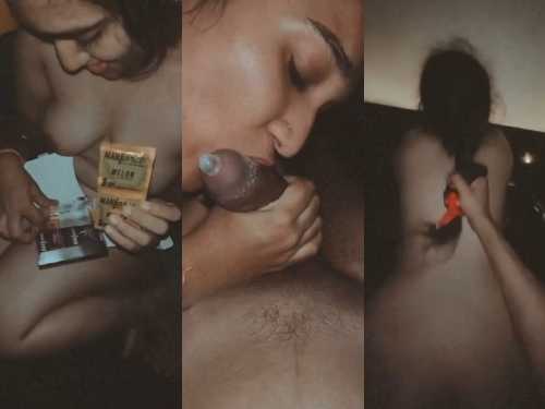 After BJ Horny Gf Screaming While Hard Fucking From Behind