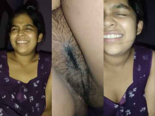 Bengali Girl Show Her Hairy Pussy to lover in nity