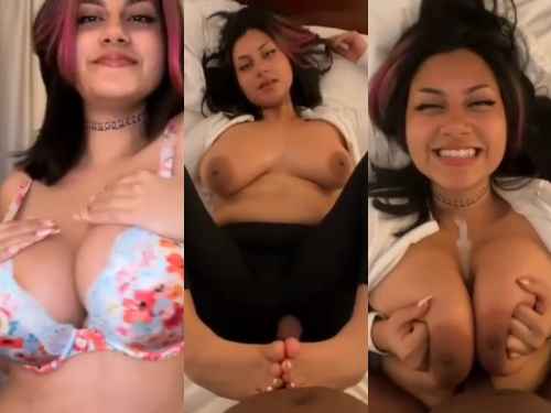 Bengali girl hotel room footjob and boobjob sex video