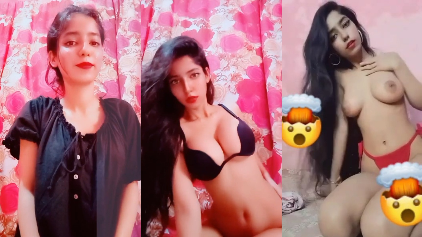 Desi cutie showing boobs