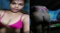 Tamil Aunty Sex Ass Show During Viral Dress Change HD