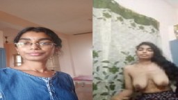 Tamil Girl Sex Tease Topless Big Long Boobs HD